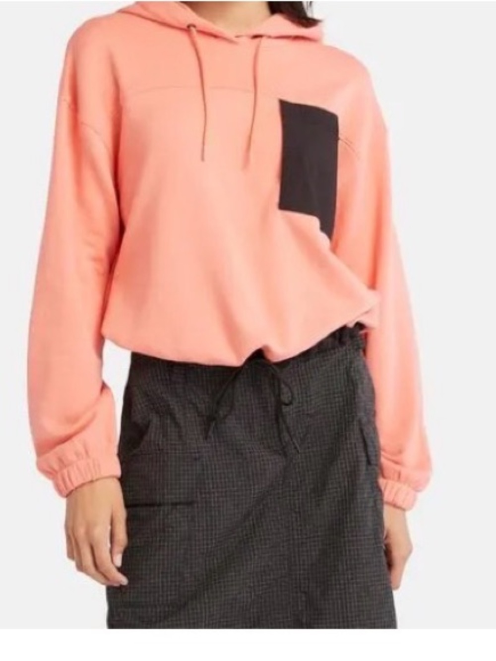 Timberland Women's Mixed-Media Sweatshirt